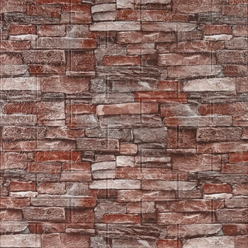 Панель стеновая самоклеющая дизайнерская Sticker Wall Mix 3D (058-2) 700х770х2мм (D) SW-00001917