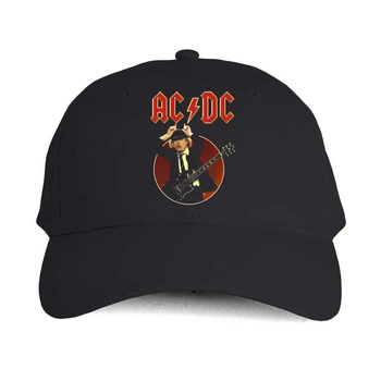 Кепка MALFINI "ACDC" U Чорний (MD-31-9355-38-14)