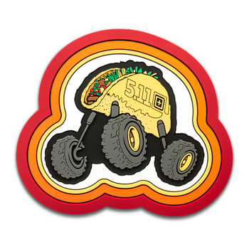 Нашивка 5.11 Tactical Taco Truck Patch Orange