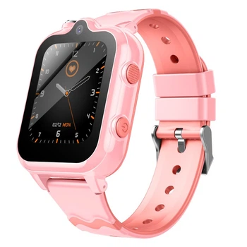 Детские часы-телефон TechONE AFG45 4G GPS WiFi Розовые