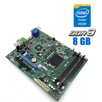Комплект: Нова материнська плата Dell Optiplex 7010 SFF + Intel Xeon E3-1245 (4 (8) ядера по 3.3 - 3.7 GHz) (аналог i7-2600) + 8 GB DDR3 б/у