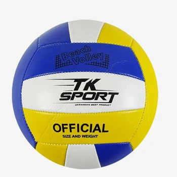 М`яч волейбольний С 40072-2 "TK Sport"білий-жовтий-синій