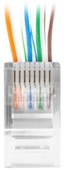 Конектор Lanberg RJ-45 UTP Cat 6 8P8C 100 шт (PLU-6000EZ)