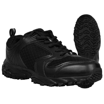 Кросівки Bundeswehr Sport Shoes MIL-TEC з синтетичної шкіри та сітчастими вставками чорні розмір 41