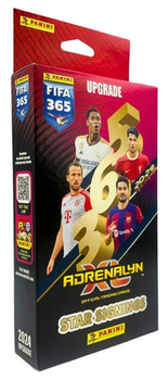 Zestaw kart kolekcjonerskich Panini Blister Star Signing Upgrade Fifa 365 Adrenalyn Xl 2025 (8051708015232)