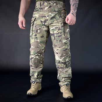 Мужские штаны Apex Tactic рип-стоп с карманами для наколенников мультикам размер 3XL