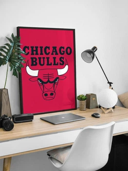 Постер баскетбольного клубу Чикаго Буллз / плакат Chicago Bulls / баскетбол
