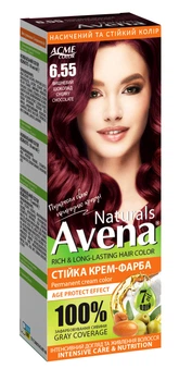 Стойкая крем-краска для волос AVENA Naturals 6.55 Cherry Chocolate 115 мл (4823115503251)