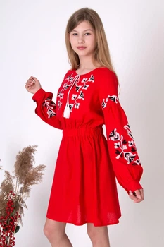 Плаття для дівчинки Mevis 5110 01 158 см червоний