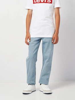 Подростковые джинсы для мальчика Levi's Lvb 501 Orginal Denim Jeans 9EG996-L6Z-LQ 134-140 см Голубые (3665115955422)