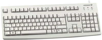 Клавіатура дротова Cherry G83-6104 USB US Beige (4025112010880)