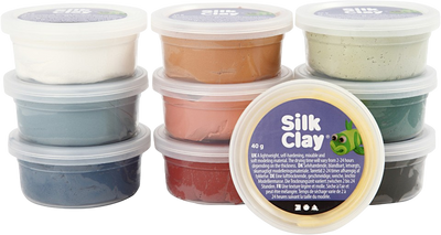 Набір для ліплення Creativ Company Silk Clay Dusty Colours 10 x 40 г (5712854372794)