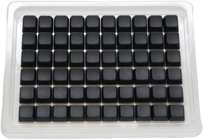 Набір кейкапів для клавіатури Ducky Blank 132 Cherry Profile PBT Black (100352921)