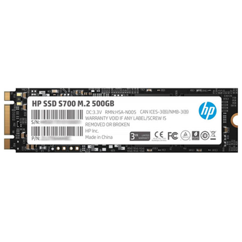 SSD накопичувач 500GB HP S700 M.2 2280 SATA III 3D NAND, Retail (2LU80AA)