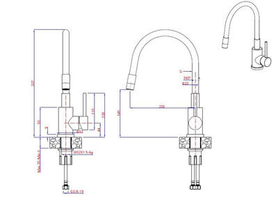 Bateria kuchenna Quadron Maggie (3323503BE)