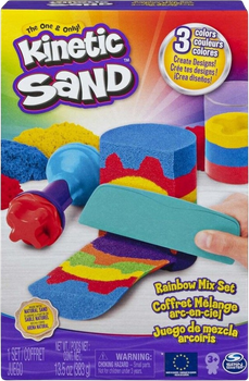 Zestaw piasku kinetycznego Kinetic Sand Rainbow 580 g (0778988571019)