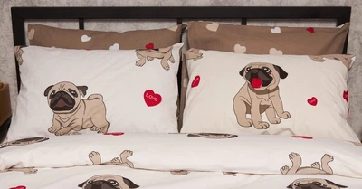 Набор наволочек Moon&Star Бязь Gold Люкс Bulldog Love 40х60 2 шт MS-840000727 (MS-840000727)