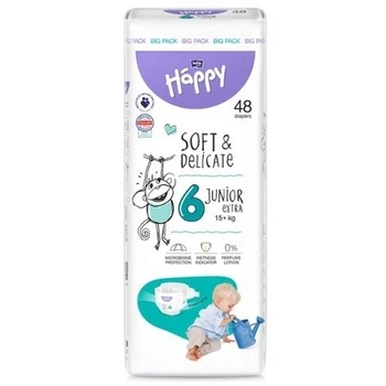 Підгузники дитячі EXTRA SOFT&DELICATE Bella BABY HAPPY №6 48шт 15+кг