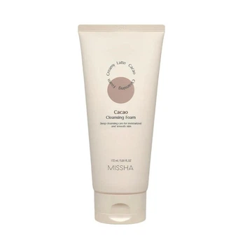 Очищаюча пінка для обличчя з маслом какао та медом Missha Creamy Latte Cacao 172 мл