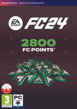 Dodatek do PC EA Sports FC 24 2800 Points (Klucz elektroniczny) (5908305248330)