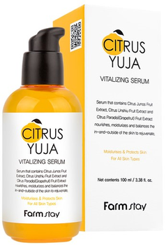 Serum FarmStay Citrus Yuja Vitalizing z ekstraktem z yuzu 100 ml (8809674692182)
