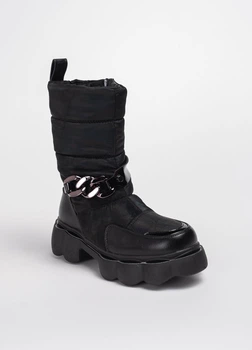 Дутики детские 342069 Fashion 36 (23,5 см) Черный