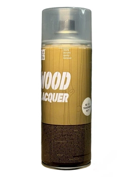 Аэрозольный акриловый яхтный лак Belife Wood Lacquer 400 мл матовый прозрачный (531)