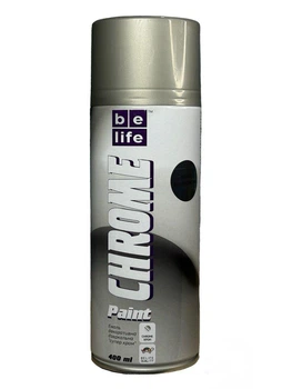 Аэрозольная краска хром Belife Chrome Paint 400мл 318 серебро