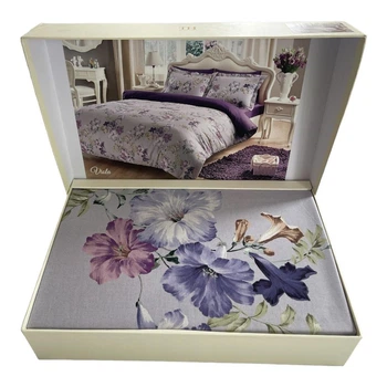 Комплект постельного белья Tivolyo Home Viola сатин 220-200 см разные цвета