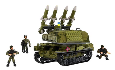 Конструктор военный ЗРК 9К37 БУК IBLOCK Армия 1248 деталей (PL-921-473)