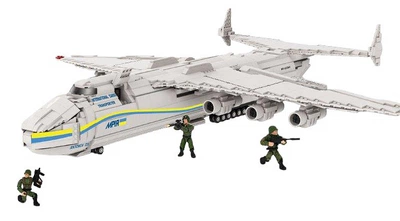 Конструктор военный АН-225 Мрія IBLOCK Армия 2509 деталей (PL-921-482)