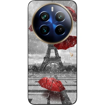 Силиконовый чехол SMTT для Realme 12 Pro с картинкой Париж