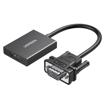 Адаптер UGREEN CM513 VGA Male to HDMI Female Black (50945)