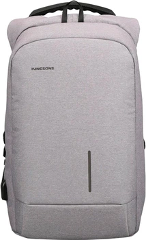 Рюкзак для ноутбука Kingsons Laptop backpack 17" Light Grey (KS3149W-D17L1)