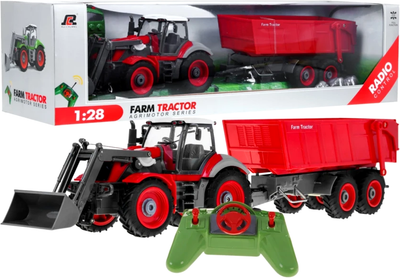 Traktor zdalnie sterowany Ramiz Farm Tractor Czerwony (5903864900903)