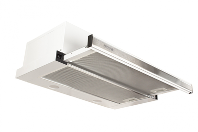 Вытяжка кухонная ProfitM Телескоп №1 50см 840м3 Белая LED вставка нержавейка