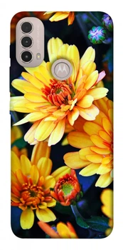 TPU чохол Demsky Yellow petals для Motorola Moto E40
