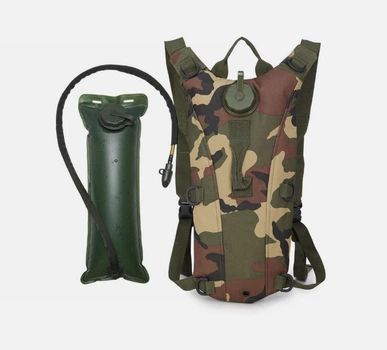 Гидратор-рюкзак, 3 л, питьевая система Woodland Solve D3-GDR-PMR5