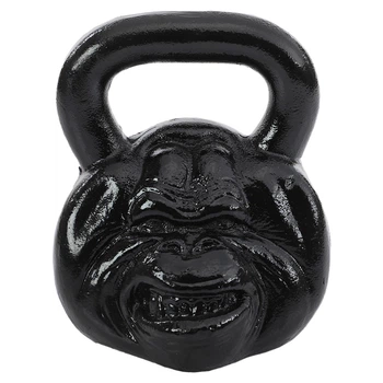 Гиря чугунная окрашенная Zelart TA-9930 MONKEY 25 кг черный