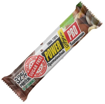 Power Pro, Батончик 32%, 60 г - горіх Nutella (Sugar Free) (814985)