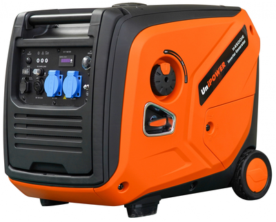 Інверторний генератор UniPOWER H4500iE (4 кВт, 50 Гц, 230 В, 12 л) однофазний бензиновий (41217)