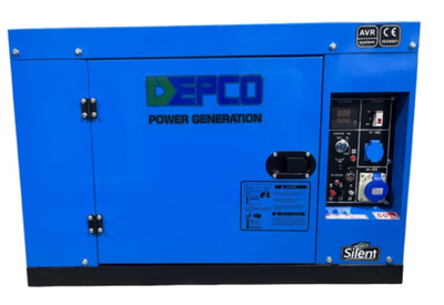 Дизельний генератор Depco DG10000SE-SILENT (8 кВт, 50 Гц, 220 В, 30 л) однофазний + блок ATS (41206)