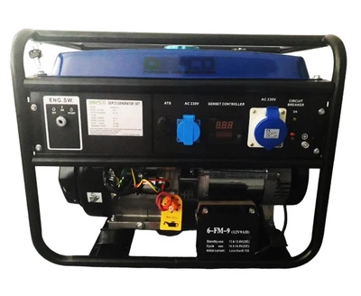 Бензиновый генератор Depco GS-6500CLE (6 кВт, 50 Гц, 220 В, 23 л) однофазный + блок ATS (41204)