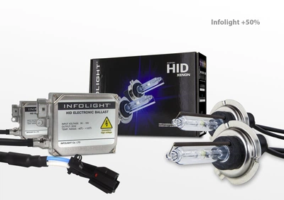 КоКомплект ксенону Infolight +50% H7 5000Kмплект ксенону Infolight +50% H7 5000K