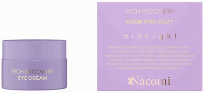 Krem pod oczy Nacomi Rich Recovery Midnight 15 ml (5902539700091)