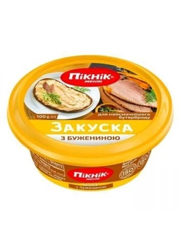 Закуска с бужениной Пікнік 100 г х 3 шт