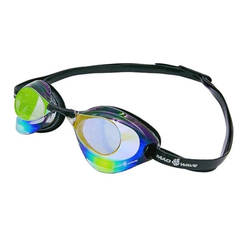 Очки для плавания стартовые Mad Swim 045806 Black-Purple-Green