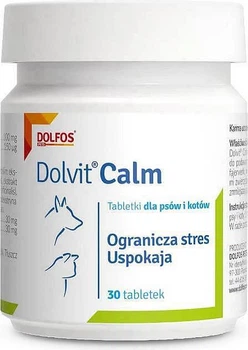 Dolfos (Долфос) Dolvit Calm успокаивающий препарат для снижения стресса у собак и кошек - 30 табл.