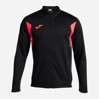 Спортивная кофта мужская Joma Winner Iii 103316.119 M Черный/Кораловый (8445954512384)