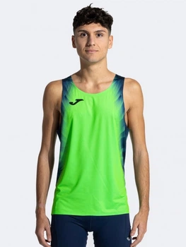 Спортивная майка мужская Joma ELITE XI 103800.023 M Салатовая с темно-синим (8445954708718)